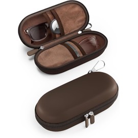 ProCase Estuche para Gafas de Sol, Caja Organizador Portable Duradero Resistente a Electrochocos Sunglasses Case Unisexo Guarda Porta 2 Pares de Gafas Uso Diaro