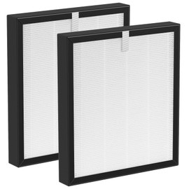 LINNIW TZ-K2 Replacement Filter Compatible with ToLife Air Purifier TZ-K2, 3-in-1 Filtration Systemwith Activated Carbon & Pre-filter, TZ-K2-A replacement filter, 2 Pack