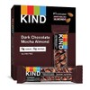 KIND Bars, Dark Chocolate Mocha Almond, Gluten Free, Low Sugar, 1.4oz, 4 Count (Pack of 12)