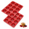 SILIVO Silicone Muffin Pans Nonstick 12 Cup(2 Pack) - 2.5