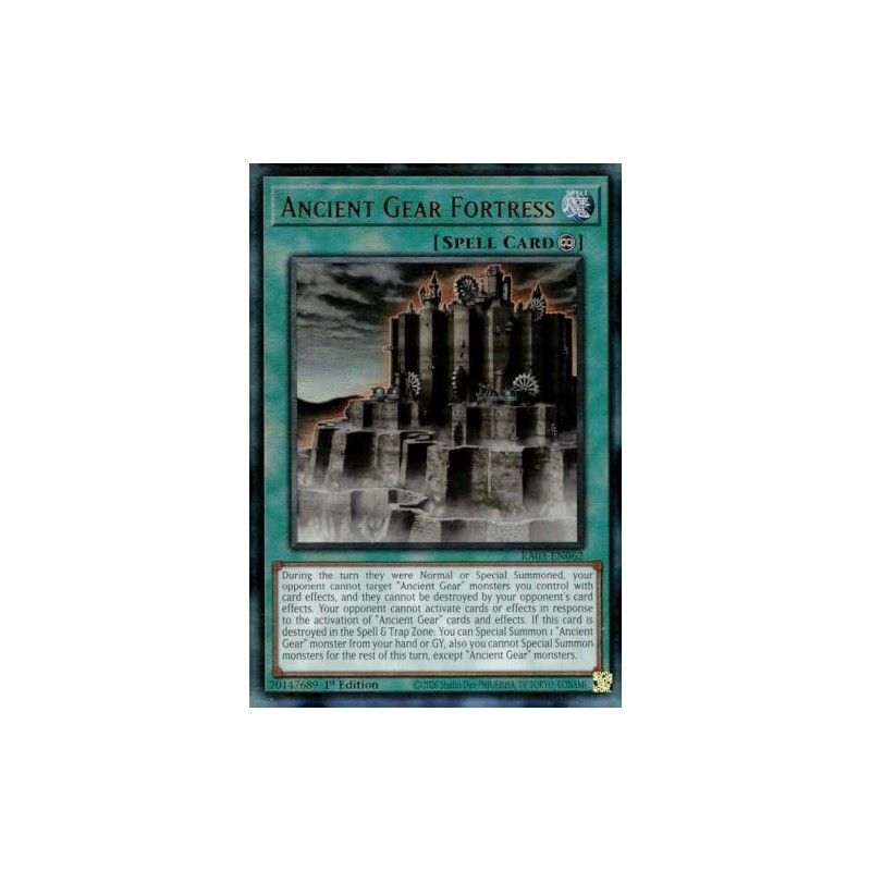 Ancient Gear Fortress (PUR) - RA03-EN062 - Prismatic Ultimate Rare