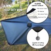 Endothermic Coating:LYN All-Weather Heavy Duty Solar Emergency Survival Blanket-Black,Reflective Space