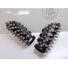 metaldevastation.com TSJUDER.. LEATHER SPIKED GAUNTLET BULLDOG SPIKES . BLACK METAL