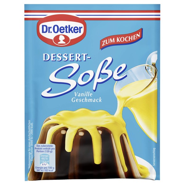 Dr. Oetker Dessert-Soße Vanille Geschmack 3 x 17g
