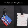 Kylewo Pack of 2 Windscreen Plastic Parking Permit Holder Clip