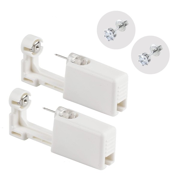 Self Ear Piercing Gun, Disposable Ear Piercing Gun Kit with