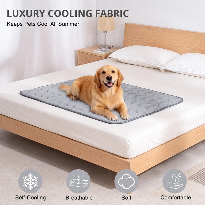 APPKER Cooling Mat for Large Dogs, 39"x 28" Thick &