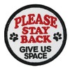 Please Stay Back Give Us Space – Service Dog Embroidered