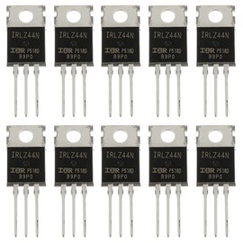BOJACK IRLZ44N MOSFET 47A 55 V IRLZ44NPBF Transistor MOSFET de potencia de canal N TO-220 (paquete de 10)