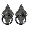 Nesha Design Components Eastlake Style Ring Pulls for Cabinets and
