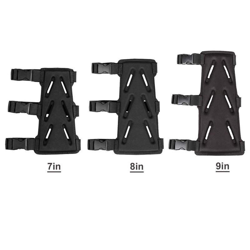 KRATARC Archery Arm Guard Adjustable 3-Strap Accessory Lightweight Hunting Target