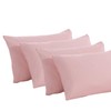MOHAP Zippered Pillowcases 50X75 cm 4 Pack- Super Soft Breathable