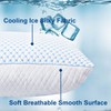 XWZO Cooling Pillow 2 Pack Pillows Queen Size Set of