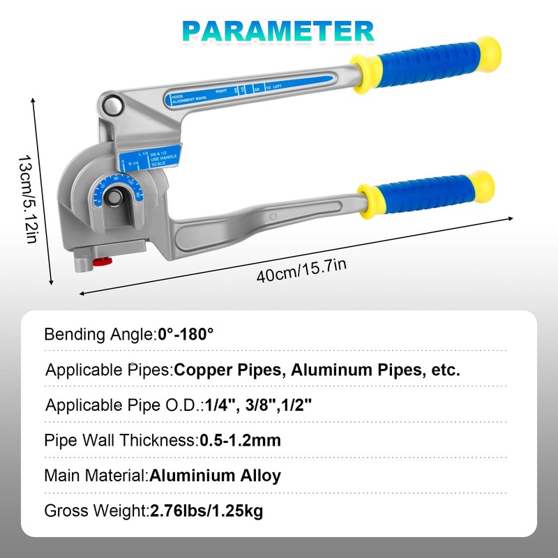 3 in 1 Manual Level Tube Bender, Pipe Tube Bender,