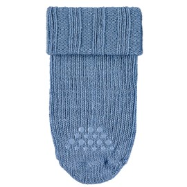 Sterntaler Boys Abs Crawling Socks Wool Children's Socks, mid-blue