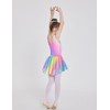 Zaclotre Gymnastics Leotards for Girls Sparkly Sleeveless Ballet Dance Dress