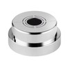 cuttable Wall Split Flange, Split ABS Lightweight Escutcheon Cover Plate,Chrome,for