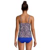 Lands' End Women Chlorine Resistant Tie Front Underwire Tankini Top