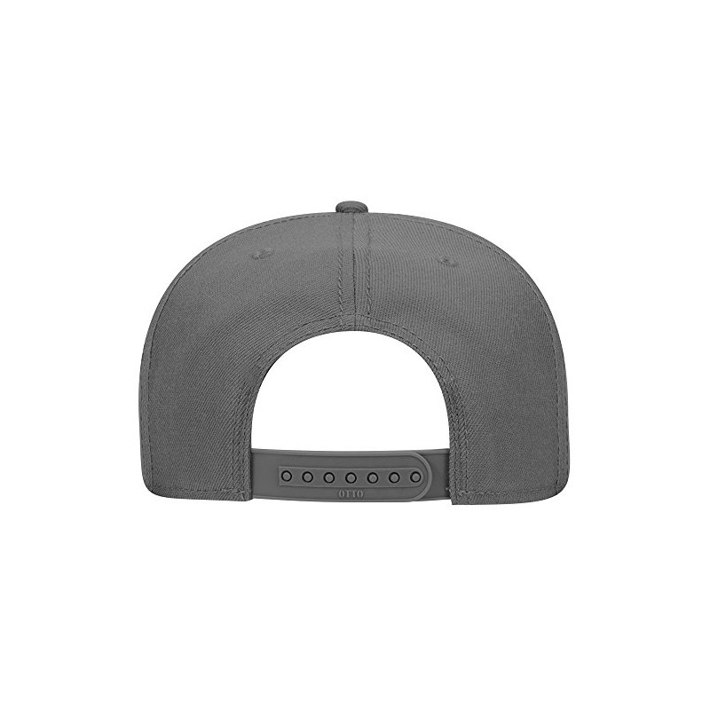 OTTO Cap with Flat Visor and Snapback, charcoal gray, Free