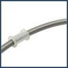 INFINAUTO Universal 35cm Stainless Steel Motorcycle Hydraulic Oil Hose Pipe