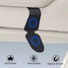 Glasses Holder for Car Sun Visor, Leather Sunglasses Holder with