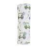 Mud Pie Kids White Golf Swaddle; 47" X 47"