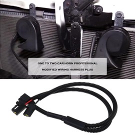 ECSiNG Y Type Horn Adapter Wiring Harness Car Horn One-to-Two Converter Wiring Compatible with Toyota Compatible with Lexus Compatible with Subaru