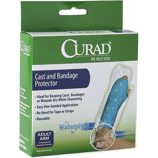 Curad - CUR200AAA Cast Protector Adult Arm, 2 Count