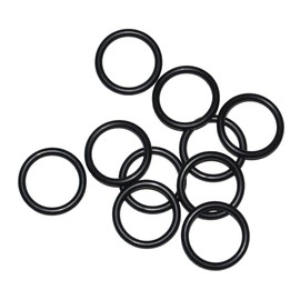 Danco 7/8 in. OD x 11/16 in. ID, Rubber, #13 O-Ring, 10 per Card, 96730, Black