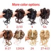 Extensión de moño de pelo rizado desordenado, 1 unidad, rizado,