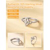 Bestyle Celtic Knot Rings for Women Hypoallergenic Silver Band Ring,