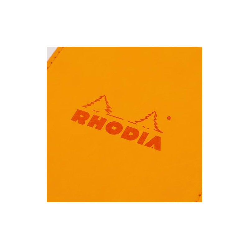 Rhodia cfa5pucvor PU Leather Cover, Orange (Stapled Notebook, A5, 0.2