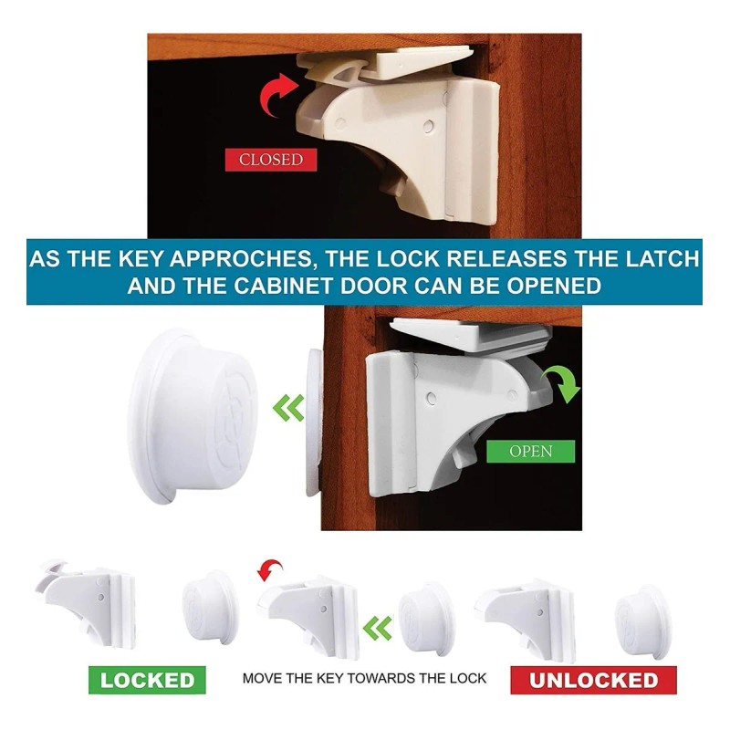 Eco-bebé Gabinete De Seguridad Para Niños Y Bebés Cajón Cerr