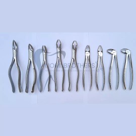 NOMI BROTHERS Oral Surgery Extracting Elevators & Forceps Set – 74 Pcs - 74 Pieces Complete Kit