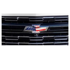 EmblemsPlus Chevy Tahoe American Flag Grille Gate Bowtie Emblem Overlay Decals 2015-2020