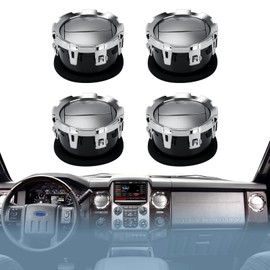 4PCS Dashboard AC Heater Air Vent Chrome, Compatible with Ford F250/F350/F450/F550 Super Duty 2011-2016, OEM DC3Z19893BA.