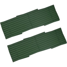 Enrejado de jardín de PVC expandible, valla de plástico ajustable para escalar plantas como clemátide y rosas, soporte decorativo de pared para patio y vida al aire libre (2 piezas)