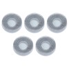 HARFINGTON 5pcs 3" 120 Grit Diamond Abrasive Brush Discs, White,