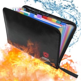 Fireproof Accordion File Organizer,Impo