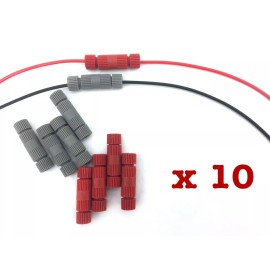 POSI LOCK twist-on wire-wire connector PL1824 18-24AWG 100pk (50xRed + 50xGray)