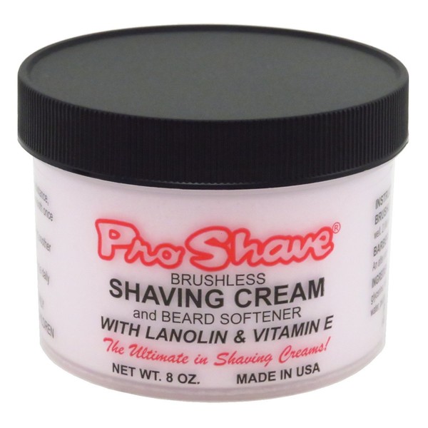Pro Shave Brushless Shaving Cream & Beard Softener 8 Ounce (235ml) (6 Pack)