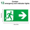Behogan 12 Stück Schild Notausgang: 300 x 150 mm Schild