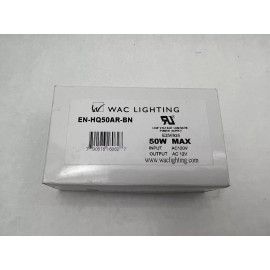 WAC Lighting EN-HQ50AR-BN NIB 50W 120-12 AC Low Voltage Power Supply #G10