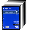 EPI Spiral Notebook, 1 Subject, Wide Ruled Paper, 70 Sheets