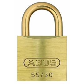 ABUS 55MB/30 C KD 55 All Weather Solid Brass Keyed Different Padlock, 1.25-Inch