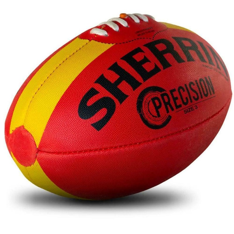 Sherrin Precision Synthetic Football, Red, Size 3