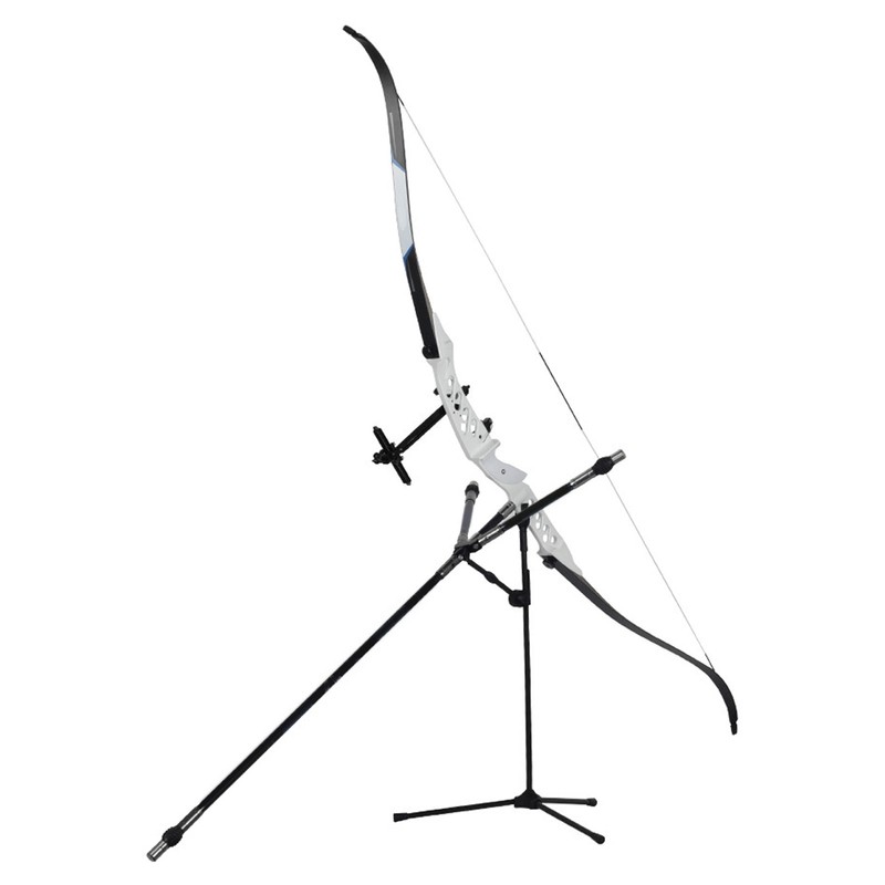 Archery Bow Stand Rack Height Adjustable Flexible Detachable Fiber Glass