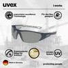 Uvex i-Works Protective Glasses Scratch-Resistant & Anti-Fog Work Glasses 100%