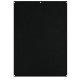 Westcott 578 Black Backdrop 5 x 7 Feet (Black)