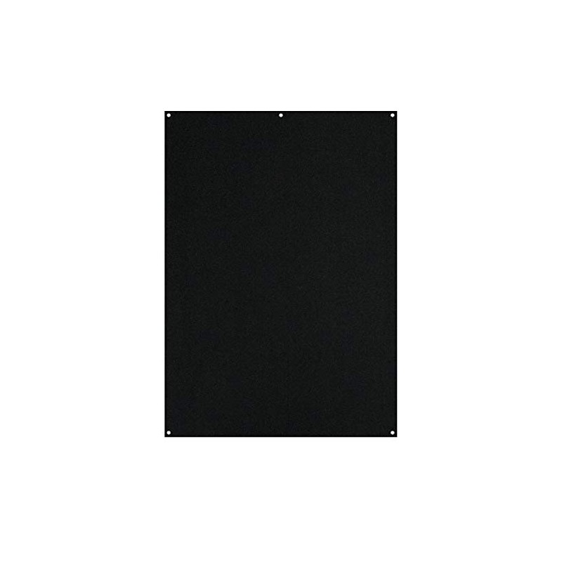 Westcott 578 Black Backdrop 5 x 7 Feet (Black)